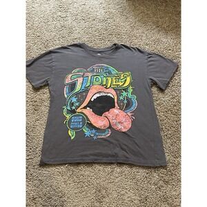 Women's The Rolling Stones Short Sleeve Graphic Shirt - Large